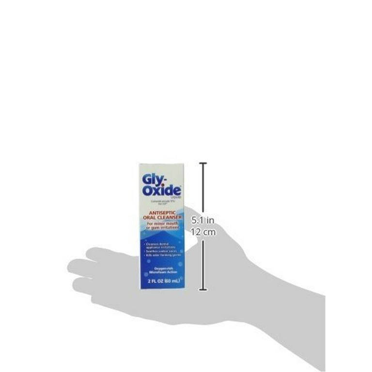 Gly-Oxide Liquid Antiseptic Oral Cleanser Mouthwash Fl Oz , 49% OFF