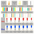 thumbnail image 2 of Kit Terminales Aisladas Bloosom +328 Tubo Termo Multicolor, 2 of 5