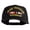 Black, variant on Iraqi Freedom Veteran Patched Solid Cotton Twill 5 Panel Prostyle Snap Cap - Dark Green OSFM