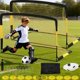 thumbnail image 1 of Yeshouse Juego de portería de fútbol de 1,8 x 1,2 m, portátil, paquete de 2 redes plegables con balón, bomba, conos y bolsa – Equipamiento de fútbol para niños para el jardín, fácil montaje, 1 of 7