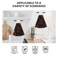 thumbnail image 4 of Sikiie Roses Hand Towel with Loop Hanging Towel Absorbent Tie Towels for Kitchen Tea Bar Bathroom Decor, 4 of 7