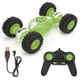 thumbnail image 1 of Coche de control remoto a escala 1:12, juguete de transformación verde, coche acrobático con tracción en las 4 ruedas y doble cara, 1 of 8