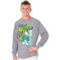 thumbnail image 5 of The Smurfs Cool Kanji Self Made Long Sleeve TShirt Men Women Brisco Brands S, 5 of 6