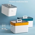 thumbnail image 3 of First aid kit Family Medicines BoxPortable Medicine Chest Medicine Boxes 2 Layers Medical Storage Box, 3 of 7