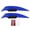 Blue, variant on YAHHU Motorcycle Winglets Aerodynamic Wing Universal Motorbike Accessories for Electric Bike ATV UTV Light Blue