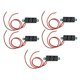 thumbnail image 1 of 5 unidades mini voltímetro digital de CC medidor de voltaje detector ajustable 2 cables 0,28 pulgadas rojo 2,5-30 V, 1 of 14