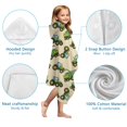 thumbnail image 7 of Cartoon Tractors Harvesters Beige Pattern Hooded Bath Towel，50"x30" for Ages 3 To 12 Kids, Quick Dry Lightweight Soft Microfiber Hood Beach Towel Cover Up for Kids, 7 of 7