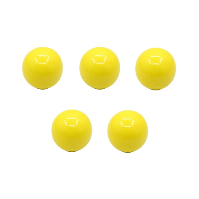 Bewildely Las perillas y manijas de 5 piezas en colores brillantes transforman instantáneamente el producto de hardware de muebles para gabinete Decoración del hogar Amarillo trompeta