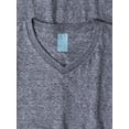 thumbnail image 3 of Ma Croix Mens Dual Blend V Neck Casual Short Sleeve T Shirt, 3 of 6