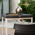 thumbnail image 3 of Lagoon Russ Rattan Coffee Table with Aluminum Legs, 3 of 3