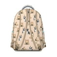 thumbnail image 3 of Compact Travel Backpack with Modern Dog Paw and Bone Prints Lightweight School Bag Cute Small Backpack for School Puppy Fans, 3 of 6