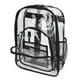 thumbnail image 1 of Mochila para estudiantes, mochila transparente Mochila transparente de PVC impermeable Mochila para viajes Probado y confiable, 1 of 8