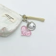 thumbnail image 4 of Eye Catching Keyring Colorful Love Heart Key Pendant Keychain Elegant Phone Charm Jewelry Handmade Gift for Friend, 4 of 9