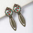 thumbnail image 4 of Watermelon Vintage Copper-Colored Lace Bookmarks: Stylish Stainless Steel Reading Accessories for Book Lovers - Set of 2, 4 of 5
