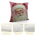 thumbnail image 4 of YINGXI Pink Christmas Pillow Covers, Outdoor Christmas Pillow Covers,Pink Christmas Pillow Covers, Christmas Pillow Cases, Christmas Pillows Decorative Throw Pillows 12x12in, 4 of 5
