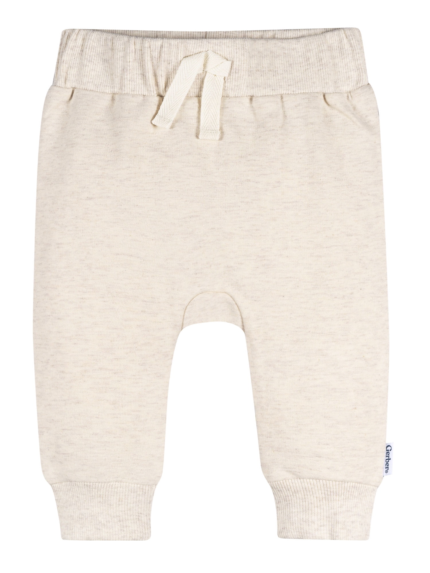 Gerber Baby and Toddler Neutral Joggers, 3-Pack, Sizes 0/3 Months - 5T