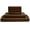 Chocolate, variant on 6-PC RV King Egyptian 300-TC Cotton Sheet Set - 15" Deep Pockets with 1 Fitted Sheet, 1 Oversized Flat Sheet 4 Pillowcases - Chocolate
