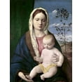 thumbnail image 2 of Bellini, Giovanni 26x32 White Modern Wood Framed Museum Art Print Titled - Madonna and Child #2, 2 of 4