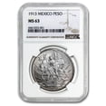 thumbnail image 1 of 1913 Mexico Silver Peso Caballito MS-63 NGC, 1 of 3