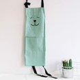 thumbnail image 2 of Delantal de cocina KAIYANG impermeable de dibujos animados con bolsillo verde adulto talla 4, 2 of 4