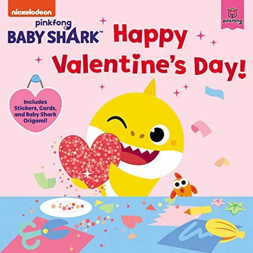 Pre-Owned Baby Shark: Happy Valentine's Day! [With Stickers and Cards and Baby Shark Origami] (Paperback) 006304286X 9780063042865