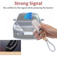 thumbnail image 3 of LAICAIW for Audi Key Fob Cover, Key Case Shell Compatible with Audi A4 A5 A6 A7 A8 Q5 S5 S7 3-button Smart Key Protector, 3 of 6