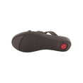 thumbnail image 2 of Fitflop Womens Strata Whipstitch Leather Gladiator Sandals, Espresso, US 9, 2 of 3