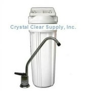 Undercounter Water Filter Deluxe KDF/GAC 12,000 Gallon Rating by Crystal Clear Supply