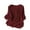 501_Wine, variant on Tshirts for Women Fashionable Casual Solid Color Pleated Cotton And Linen Tops