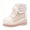 Beige, variant on Platform Wedge Ankle Boots for Women Plus Size Lolita Costume Dress Boots Sweet Plaid Pattern Lace Strappy Fold Over Short Booties