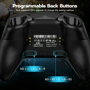ISHAKO PC Controller, with 1000Hz Polling Rate, Hall Effect Joystick and Trigger, Controller for PC, Android/iOS/Mac/Steam