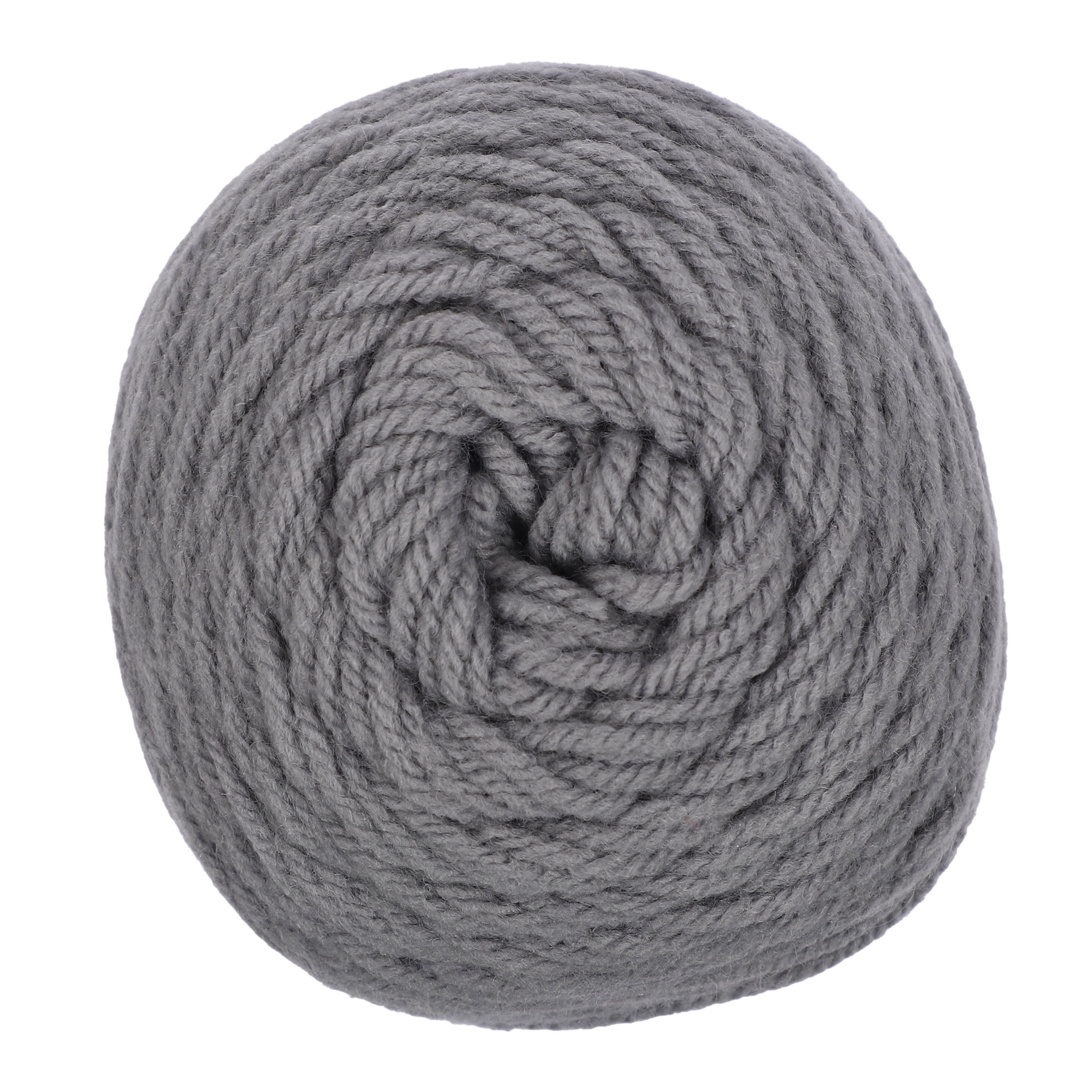 Mainstays Acrylic Yarn Medium Weight 7 Oz 397 Yards Grey for
