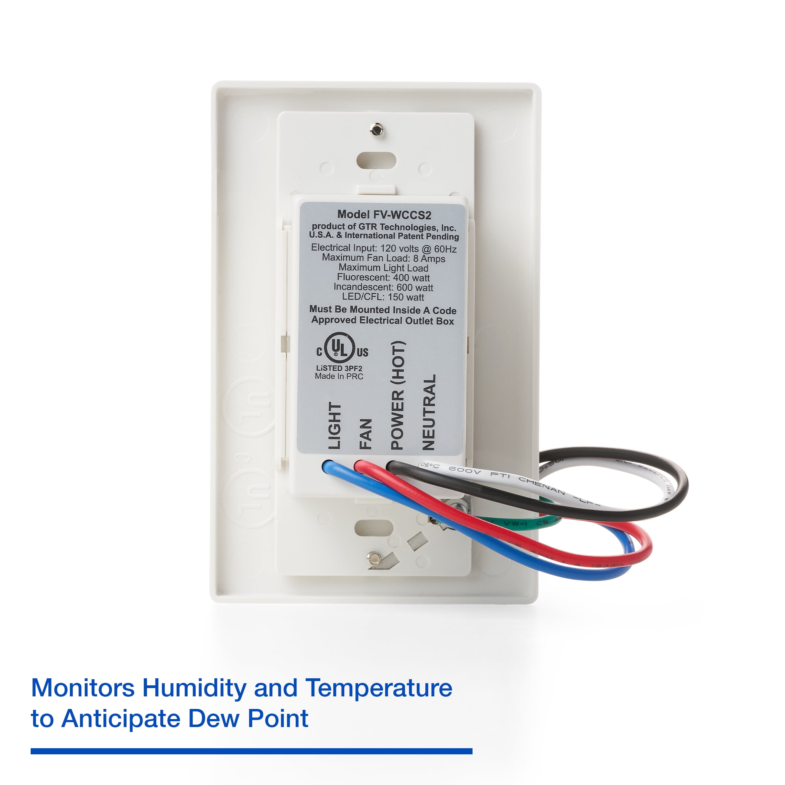 その他 Panasonic WTY 2422W Panasonic FV-WCCS2-W WhisperControl Condensation Sensor Plus