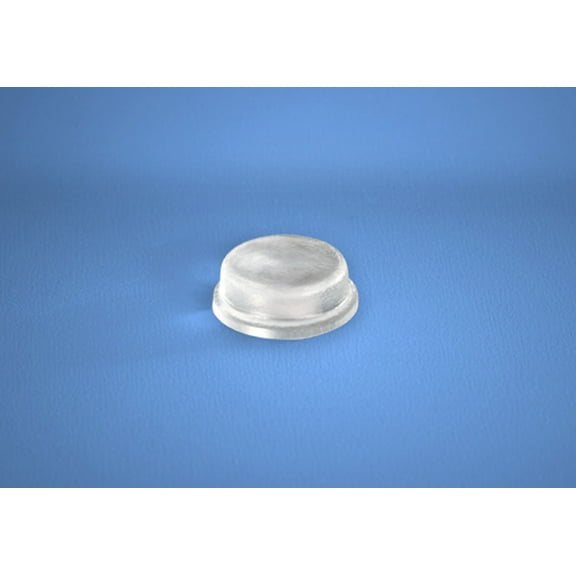 Cylindrical Self-Adhesive Protective Non-Skid Rubber Feet .375" x .125" - 300pcs - BS34 Clear