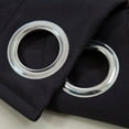 thumbnail image 3 of pitrice Solid Colored Short Valance Curtains Kitchen Window Treatment Black S, 3 of 8
