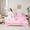 Pink, variant on Feelyou Cartoon Bow-tie Print Bedding Comforter Set 7pcs, Fashion Black Bowknot Queen Bedding Sets, Watercolor Love Heart Reversible Queen Sheet Sets, Ultra Soft Bedroom Decor
