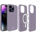 thumbnail image 1 of TUDIA MergeGrip iPhone 14 Pro Case Magsafe Compatible Dual layer Raised Edge Non-Slip Phone Case - Purple, 1 of 7