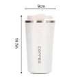 thumbnail image 4 of Taza de café con aislamiento de 510ML/380ML, frasco térmico de acero inoxidable para viaje, vacío, 4 of 5
