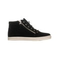 thumbnail image 4 of Womens Lauren Ralph Lauren Reace Front Laced Sneakers, Black, 4 of 5