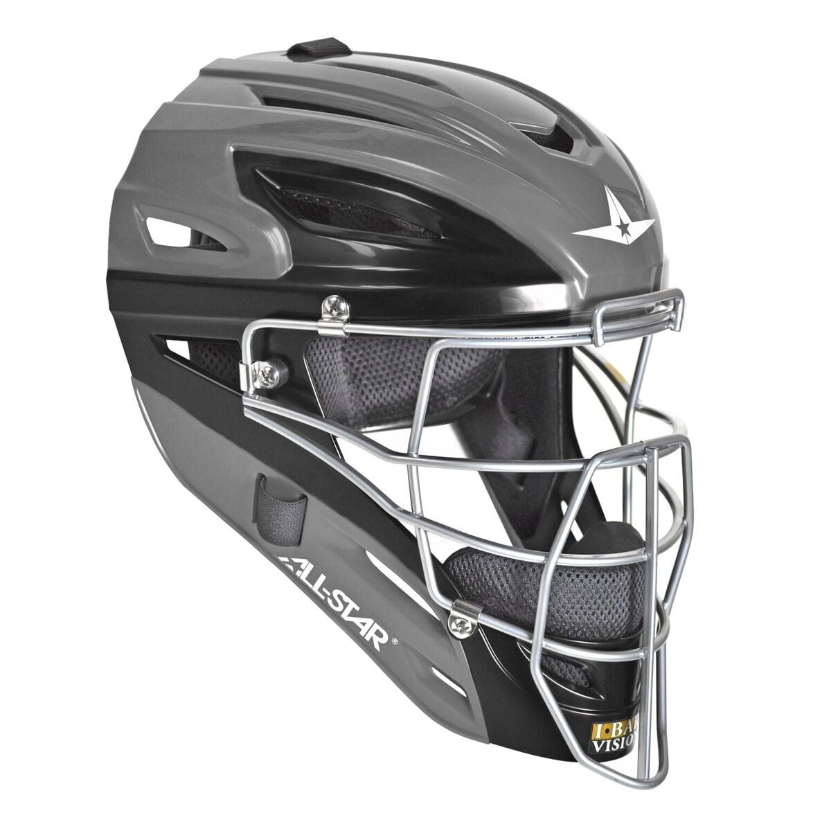 All-Star System Seven Adult Baseball Catcher's Helmet Graphite 