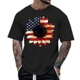 thumbnail image 2 of PIOMLL Tshirts Shirts for Men Relaxed Fit Short Sleeve Round Neck Summer Fashion Print Black Casual Fall Tops 2XL, 2 of 3