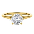 thumbnail image 2 of Mauli Jewels Women's 1.5 Carat Round Moissanite Diamond Engagement Ring in 14K Gold, 4-Prong Setting, 2 of 6