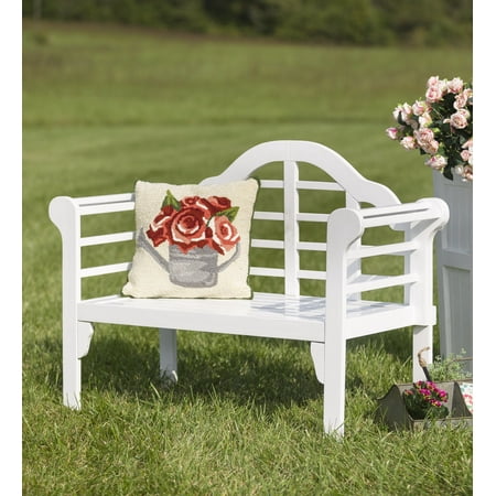 Lutyens Outdoor Garden Bench - Made with Eucalyptus Wood