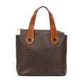 thumbnail image 2 of Pre-Owned Celine Brown Vintage Zip Tote Handbag Macadam Coated Canvas, 2 of 9