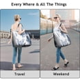 thumbnail image 3 of Sac Weekender Bloom and Blossom, Grand Sac à Main avec Poignées Durables pour Femmes, 3 of 4