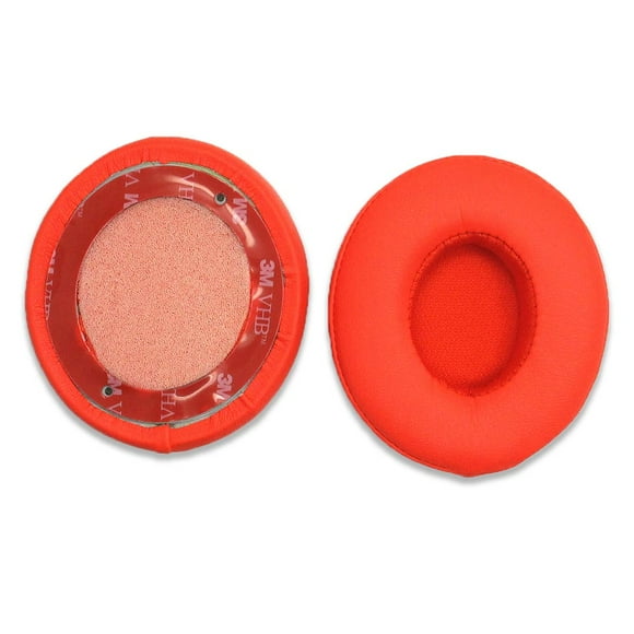 Unatoiry Headphone Cushion Ear Pads Professional Gaming Earphones Earpads Headset Sponge Cover Replacement for Studio for Solo 2 Orange 1Set