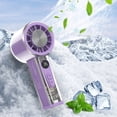 thumbnail image 1 of Deeceymbur Portable USB Rechargeable Handheld Fan 5 Speed 4000mAh Battery Quiet Desktop Office Travel Outdoor Personal Cooling, 1 of 6