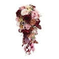 thumbnail image 3 of Ramo de boda flores artificiales para fiesta despedida de soltera día de San Valentín, 3 of 9