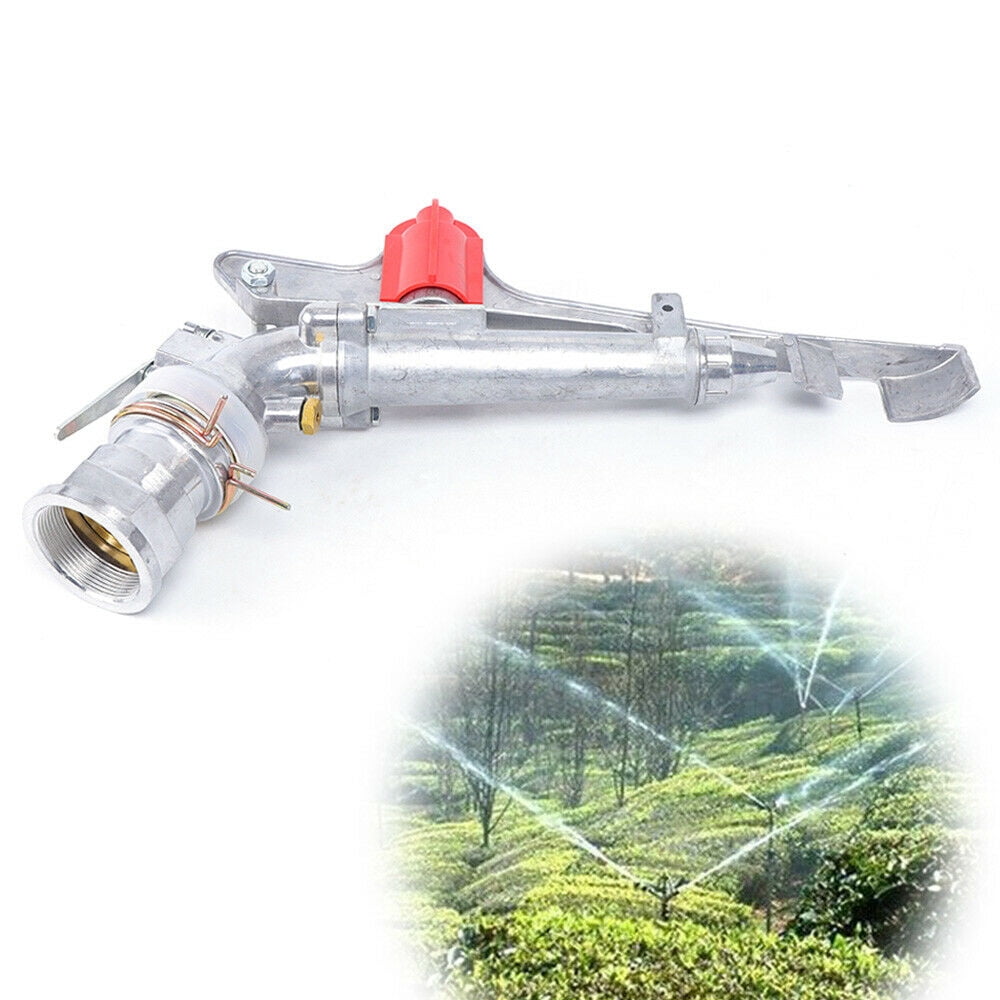 Miumaeov 2" 360° Adjustable Sprinkler Irrigation 65-80 Meters Spray Radius for Garden Agricultural