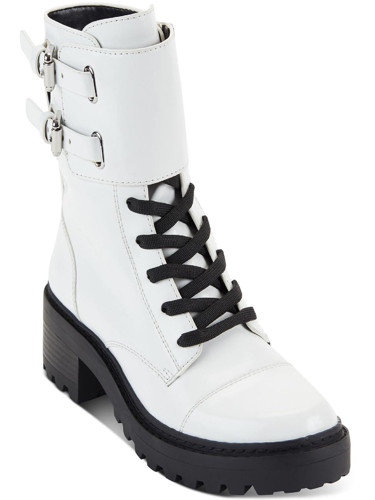 DKNY Womens Bart Lugged Sole Buckle 